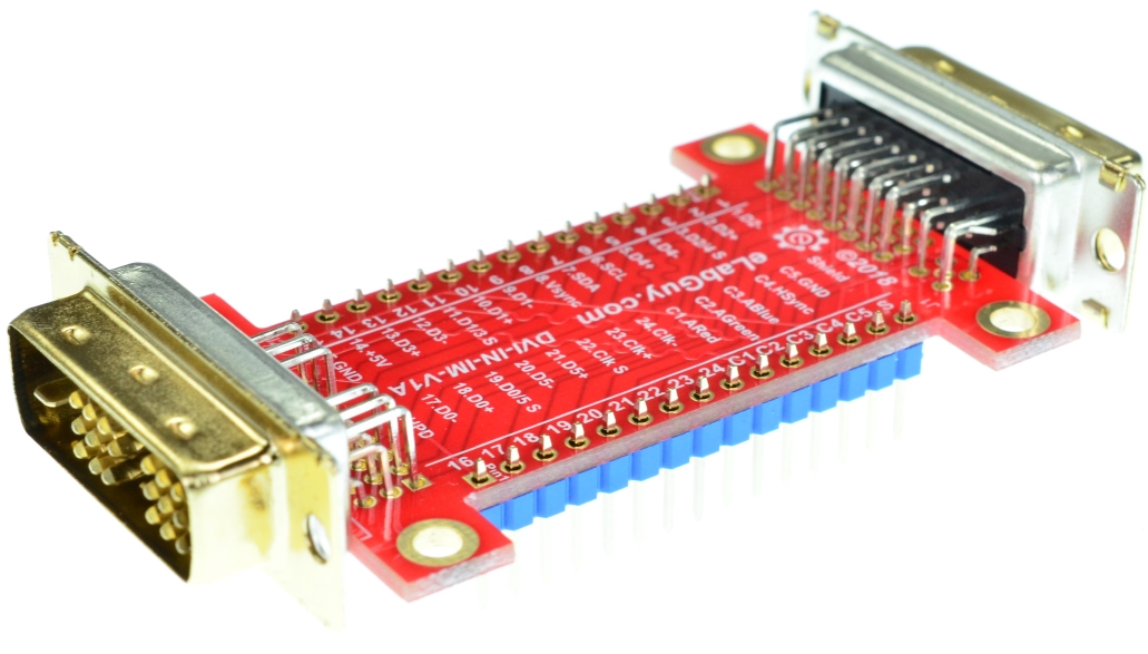 DVI-I Dual Link Female connector Breakout Board